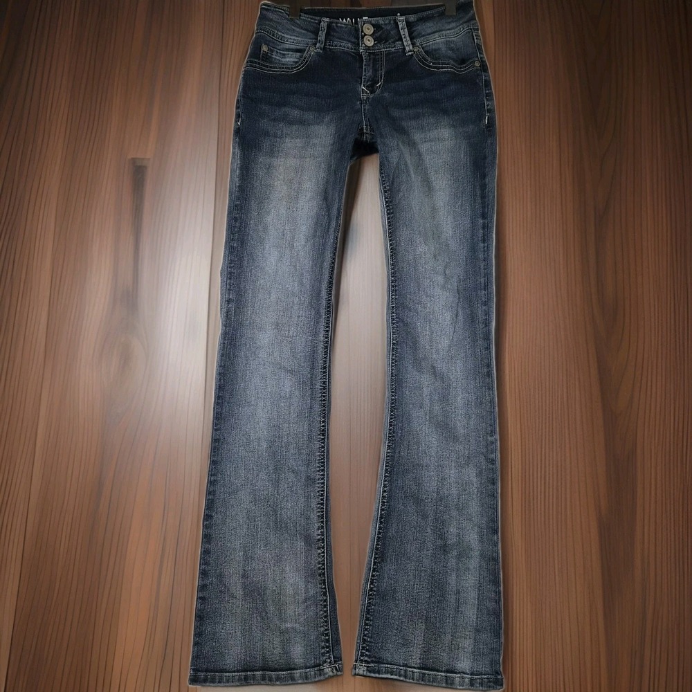 Y2k Low Rise Flare WallFlower Luscious Curvy Women's Size 3 Jeans  Embroidered